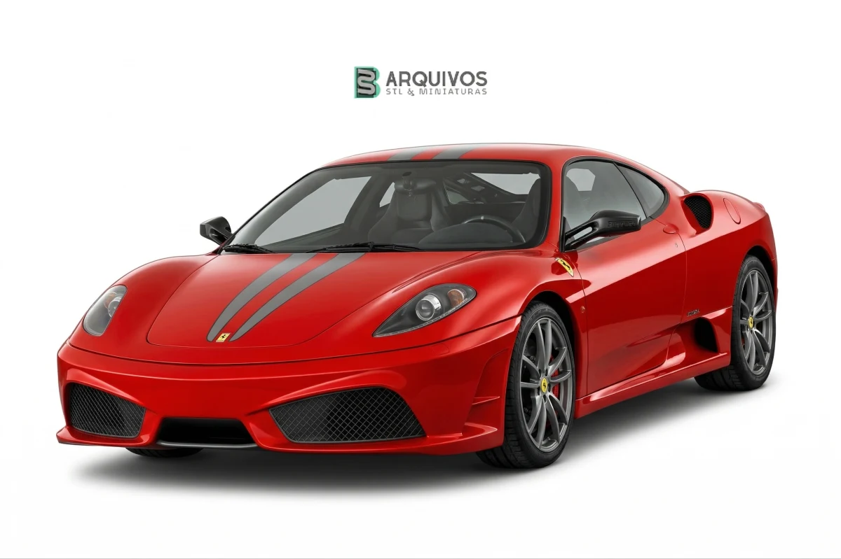 Modelo 3D STL - Ferrari F430 Scuderia — foto 4